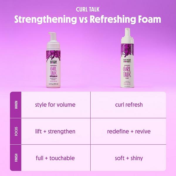 Not Your Mother's Curl Talk Strengthening Volume Foam #8