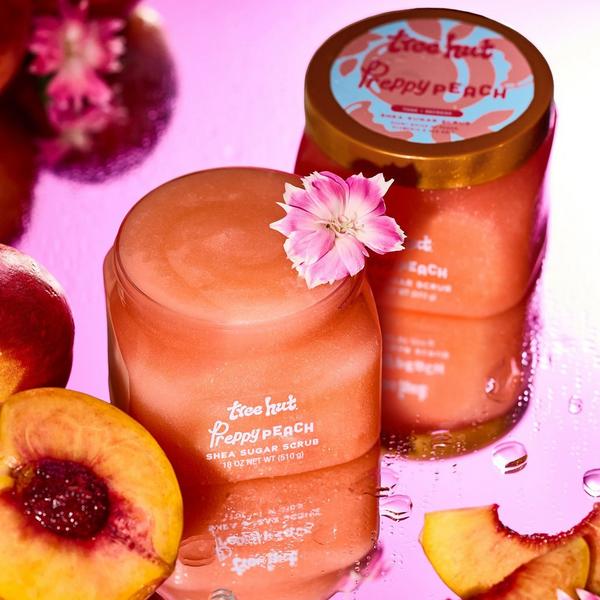Tree Hut Preppy Peach Shea Sugar Scrub #6