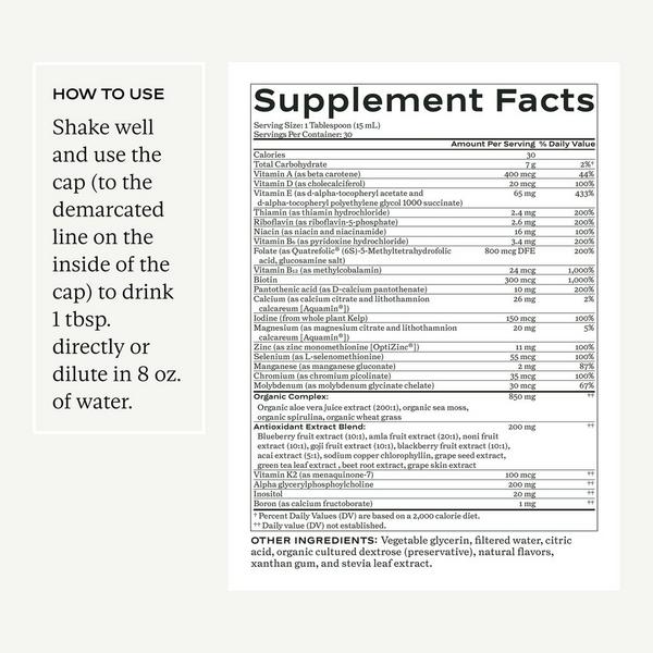 SAKARA Daily Elixir Liquid Multivitamin #5