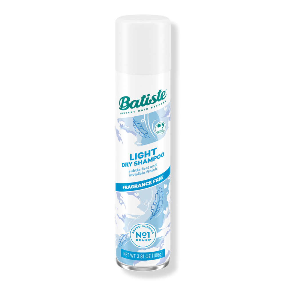 Batiste Fragrance Free Light Dry Shampoo - 3.81 oz
