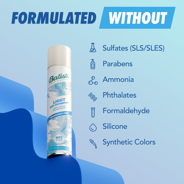 Batiste Fragrance Free Light Dry Shampoo #3