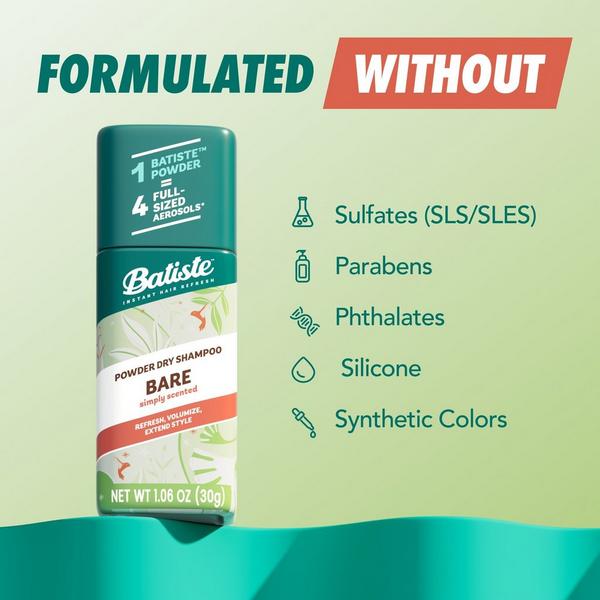 Batiste Bare Dry Shampoo Powder #3