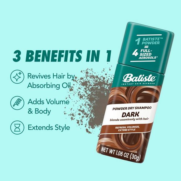 Batiste Dark Dry Shampoo Powder #6