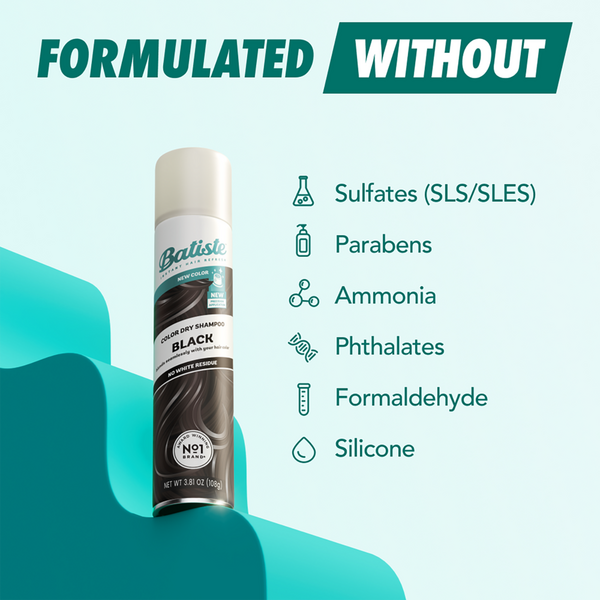 Batiste Hint of Color Dry Shampoo - Black #2
