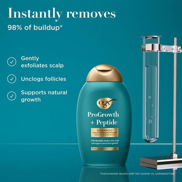 OGX ProGrowth + Peptide Exfoliating Scalp Shampoo #3