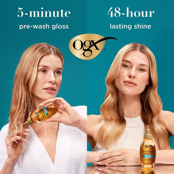 OGX Mirror Shine + Argan Oil Smoothing Pre-Wash Hair Gloss #6