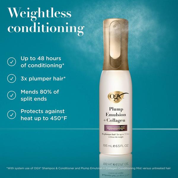 OGX Plump Emulsion + Collagen Conditioning Hair Mist #2