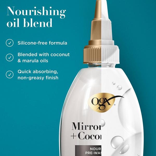 OGX Mirror Shine + Coconut Oil Nourishing Pre-Wash Hair Gloss #2