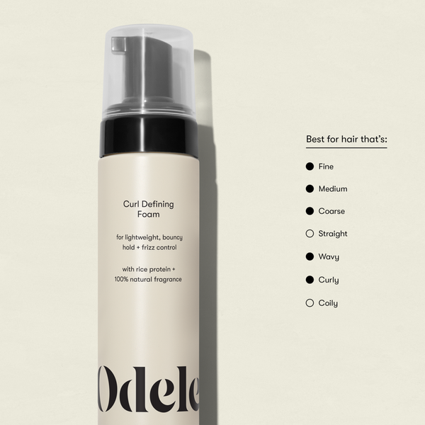 Odele Curl Defining Foam for Lightweight Hold + Frizz Control #4