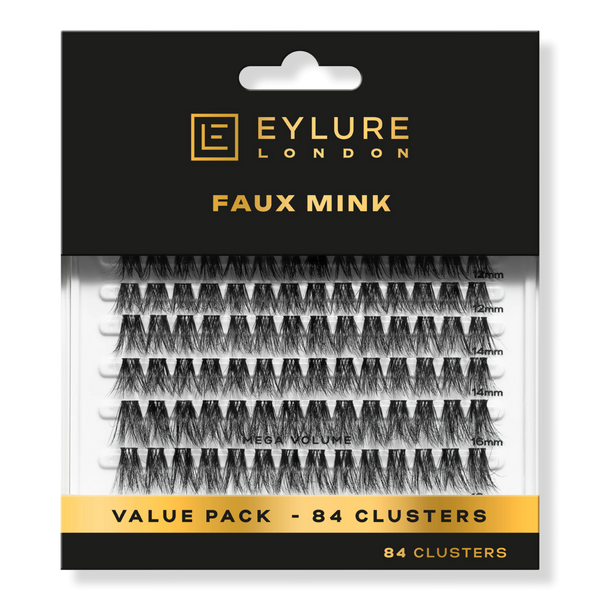 Eylure Luxe Faux Mink Mega Volume Eyelash Clusters Value Pack #1