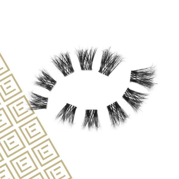 Eylure Luxe Faux Mink Mega Volume Eyelash Clusters Value Pack #4
