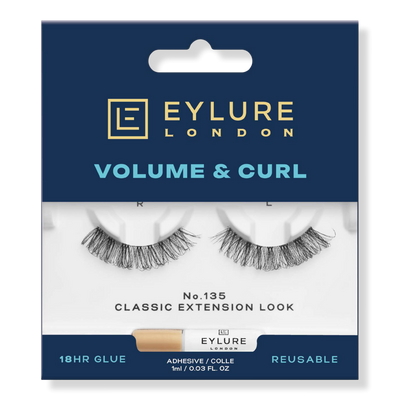 Eylure Volume & Curl No.135 Classic Extension Look Eyelashes