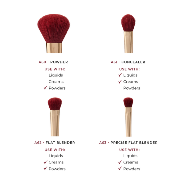 Spectrum Very Cherry 4 Piece On The Go Brush Set #3