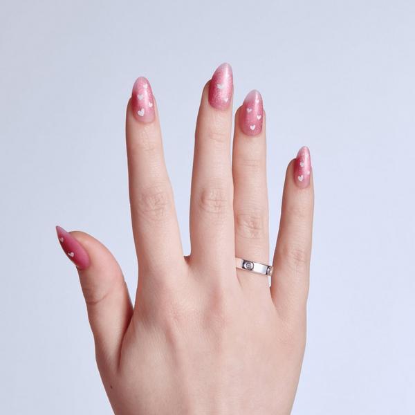 Kiss LOVE DESIGN My Forever Valentine Valentine's Day Press On Nails #5