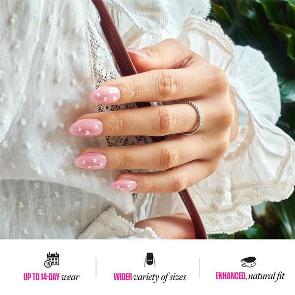 Kiss LOVE DESIGN My Forever Valentine Valentine's Day Press On Nails #7