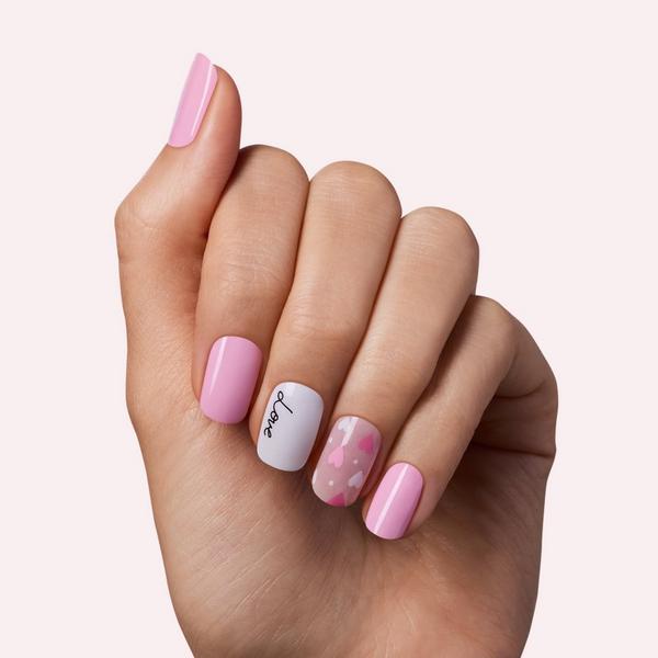 Dashing Diva GLOSS, Gel Nail Polish Strips, Heart to Heart #3