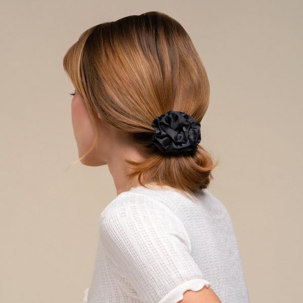 Kitsch Rosette Ruched Satin Scrunchies #4
