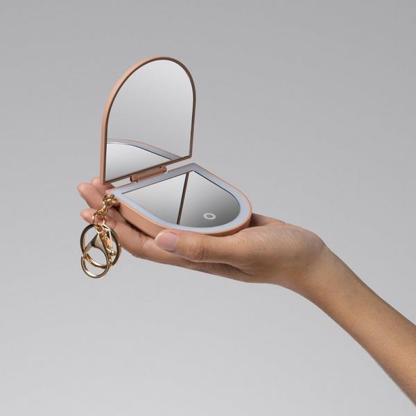 Kitsch LED Compact Mirror Keychain #4