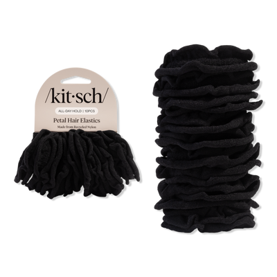 Kitsch Recycled Fabric Petal Hair Elastics