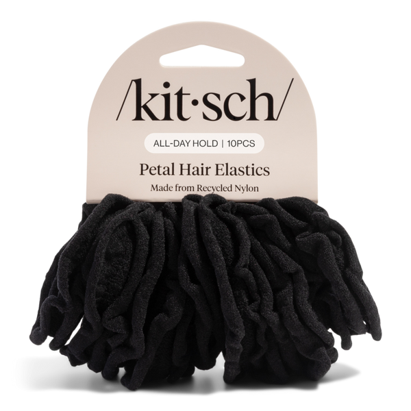 Kitsch Recycled Fabric Petal Hair Elastics #4