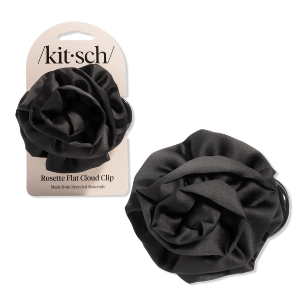 Kitsch Satin Rosette Medium Flat Cloud Clip #1