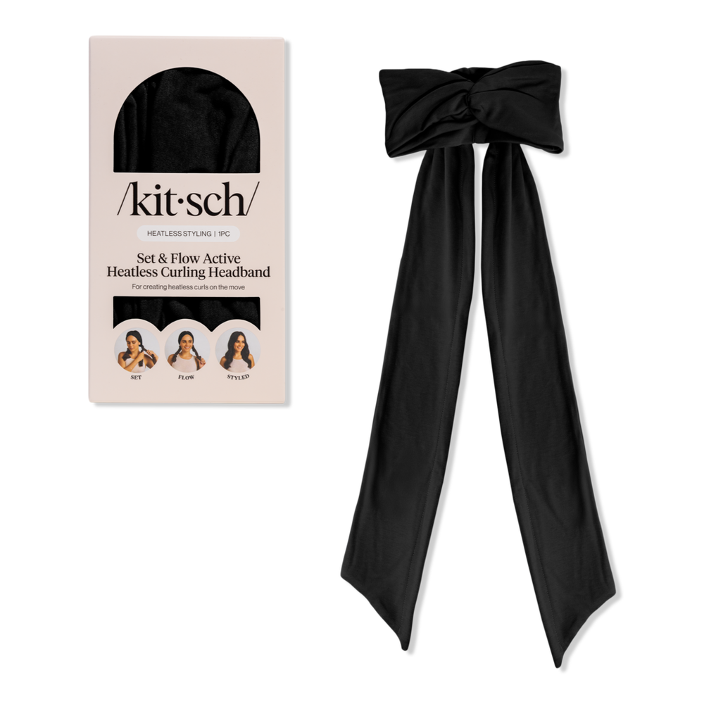 Kitsch Set & Flow Active Heatless Curling Headband 