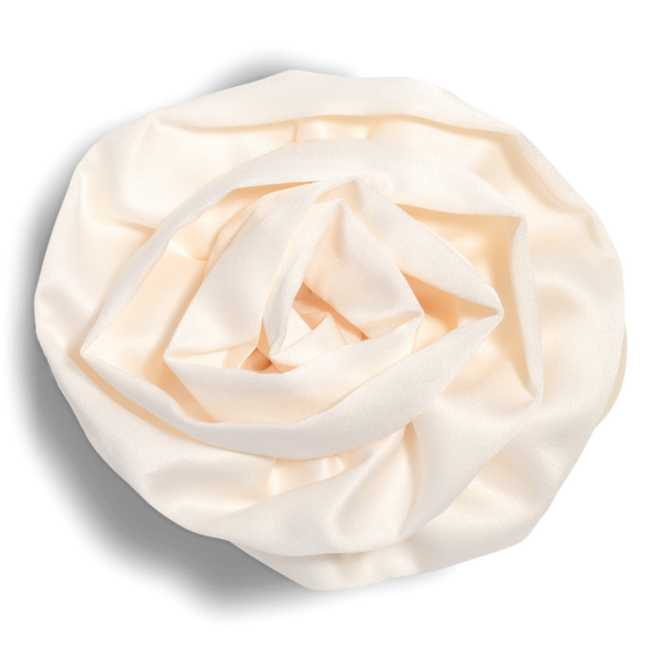 Kitsch Satin Rosette Medium Flat Cloud Clip #2