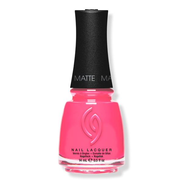 China Glaze Mega Pigment Nail Lacquer, Mattes #1