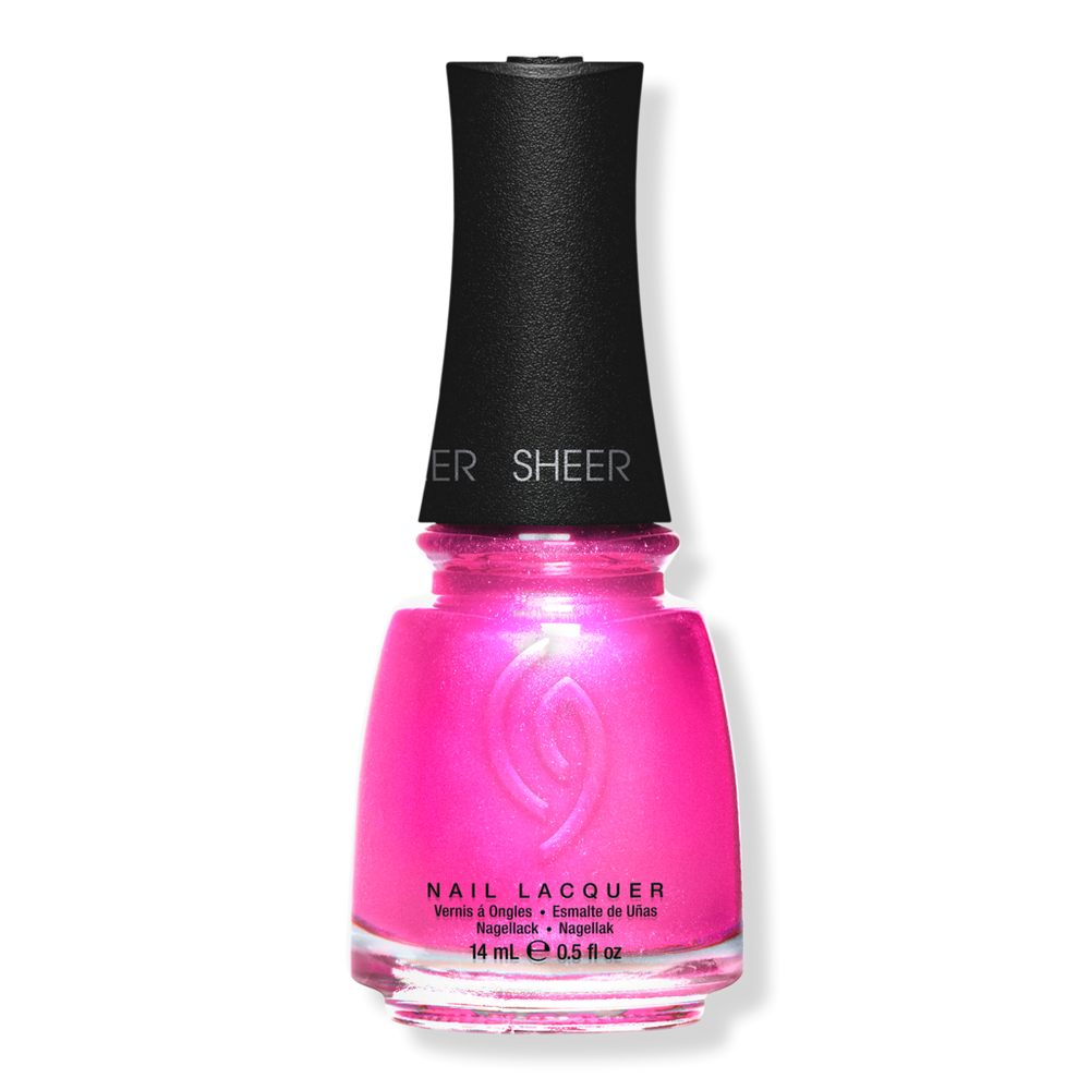 China Glaze Mega Pigment Nail Lacquer, Sheers - Soft Launch
