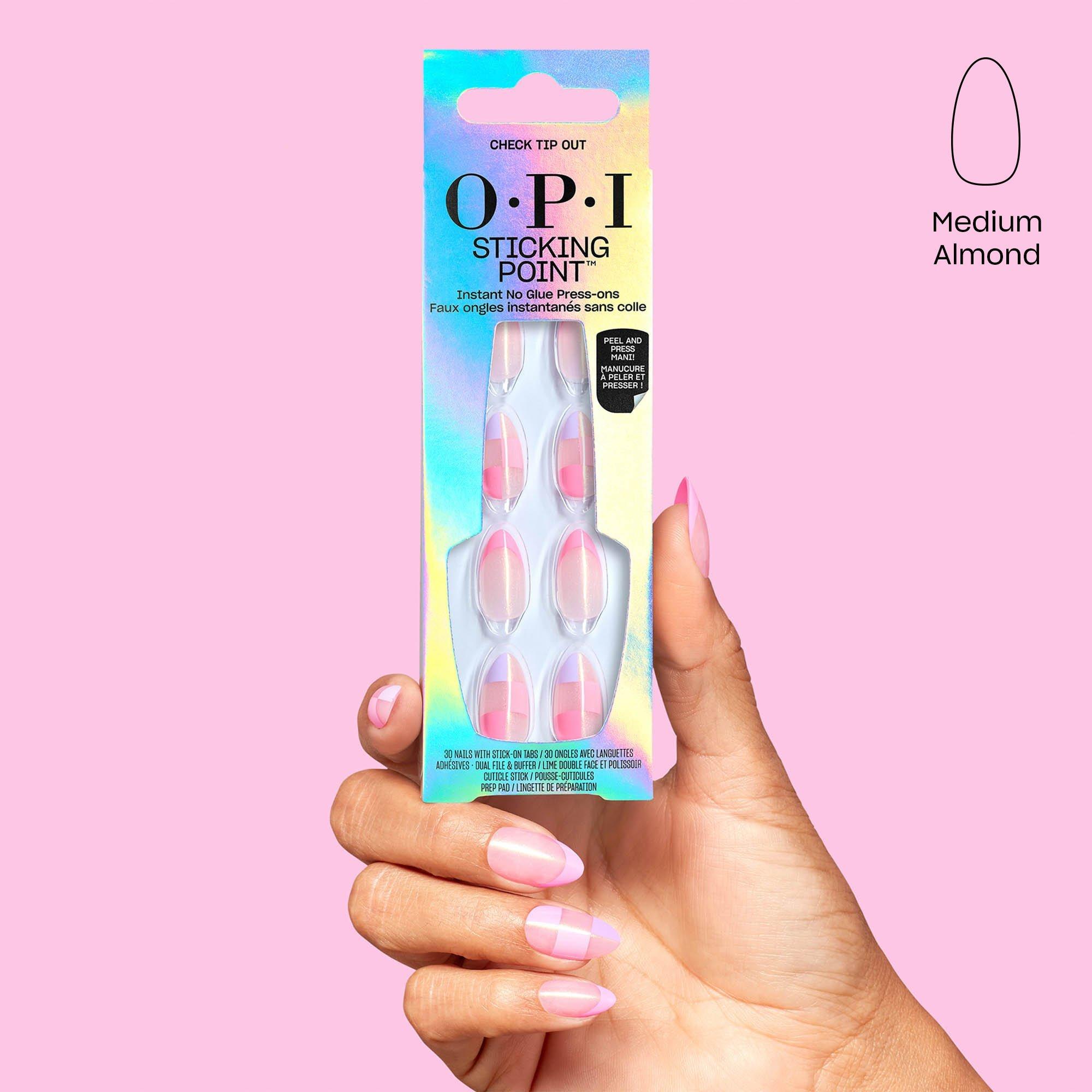 Накладные ногти OPI Sticking Point, цвет: Клетчатый — фото 7