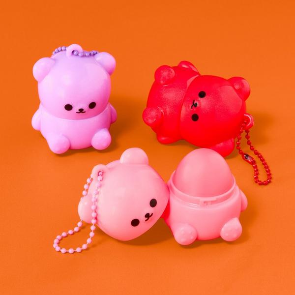 Sweet & Shimmer Sweet Peach Teddy Lip Balm #4