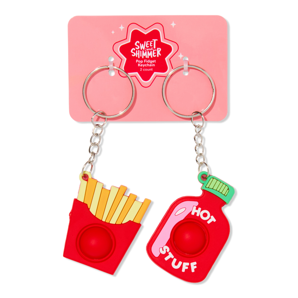 Sweet & Shimmer Pop Fidget Duo Keychain #1