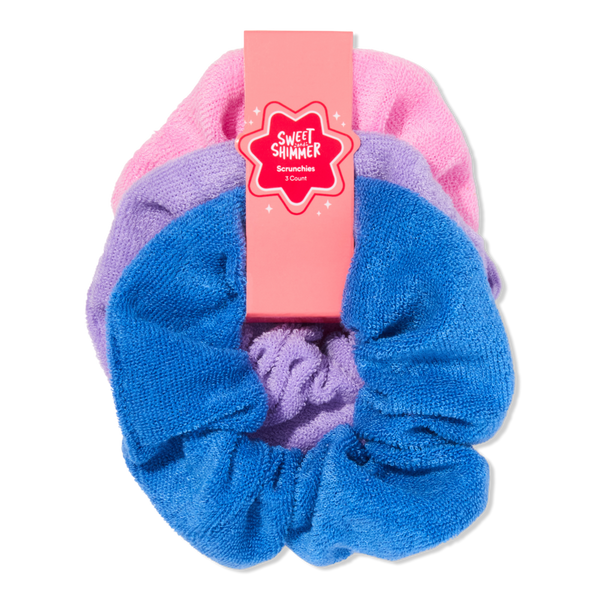 Sweet & Shimmer Scrunchie Trio #1