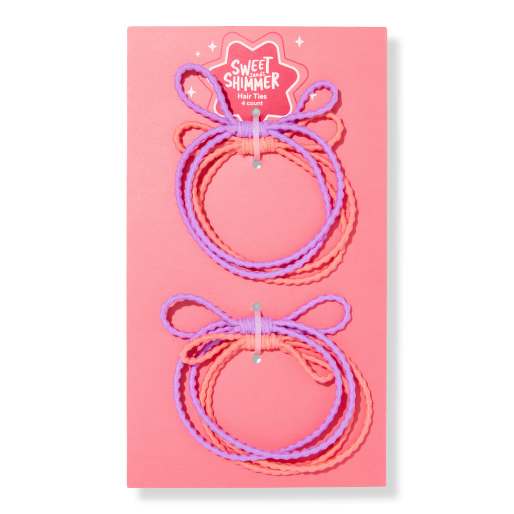 Sweet & Shimmer Bow Hair Ties