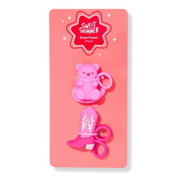 Sweet & Shimmer Straw Cover Duo #1