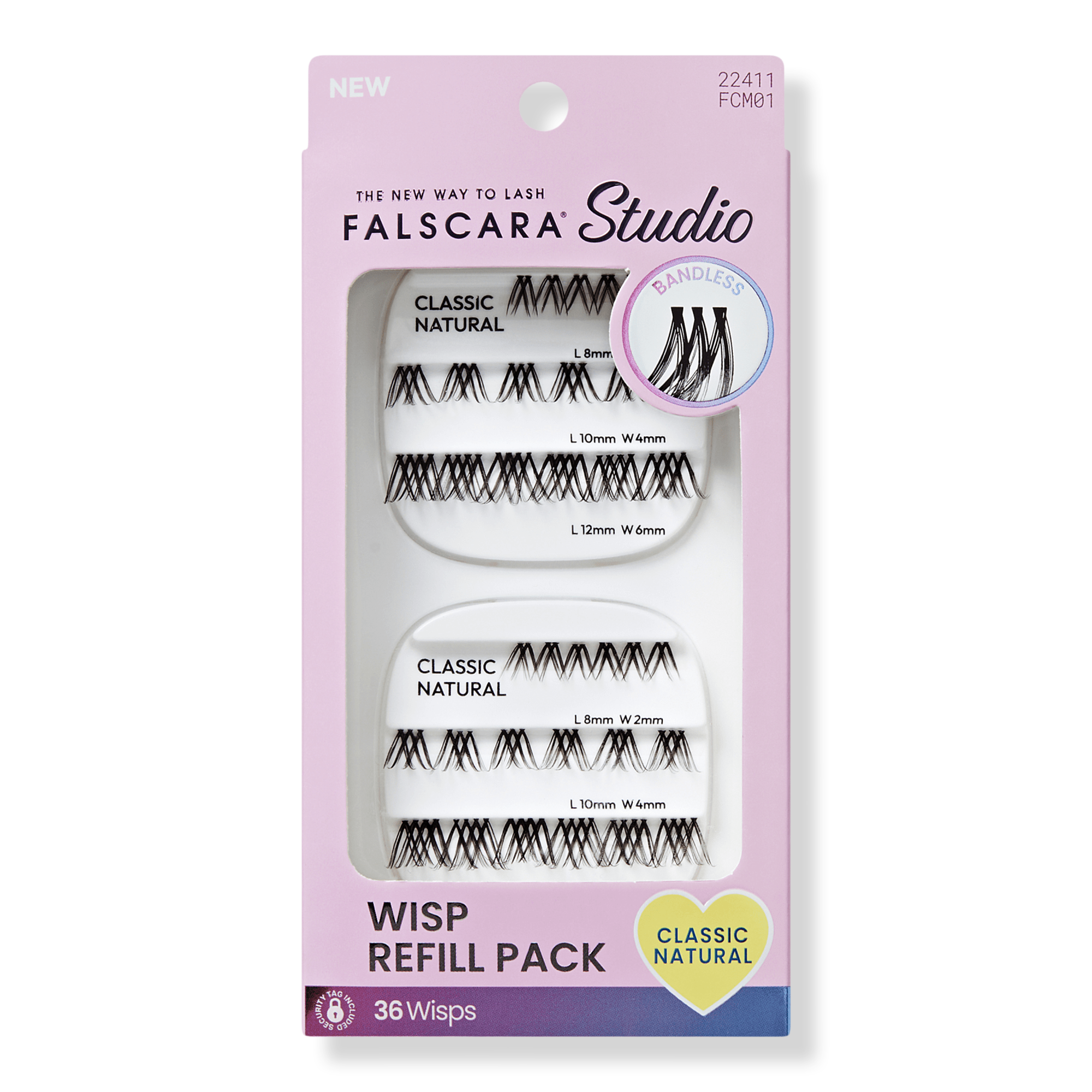 Kiss Falscara Studio Classic Natural Wisp Refill Pack #1