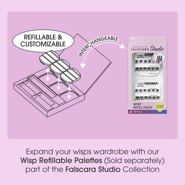 Kiss Falscara Studio Classic Natural Wisp Refill Pack #8