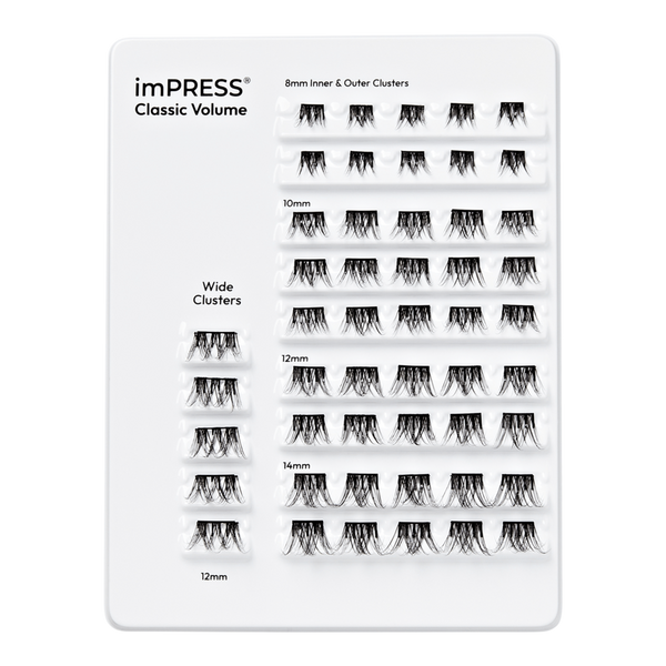 Kiss imPRESS Multipack Pre-Glued Lash Clusters Kit #2