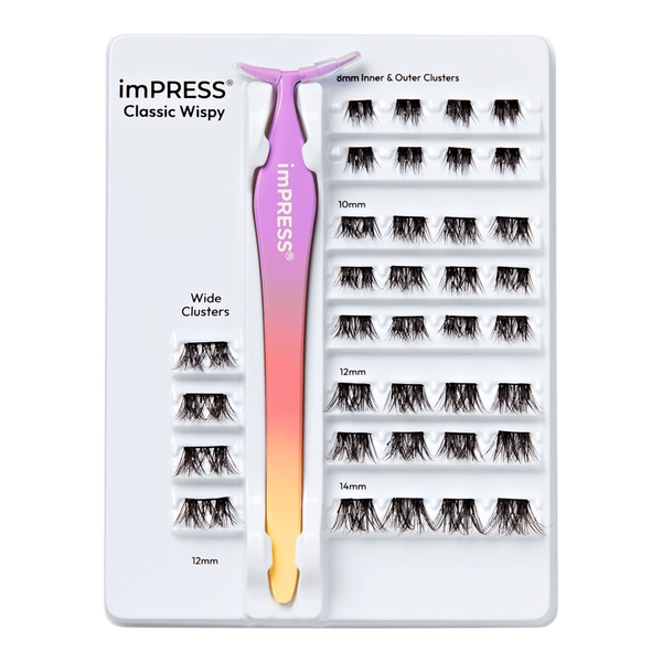 Kiss imPRESS Pre-Glued Lash Clusters Kit #2