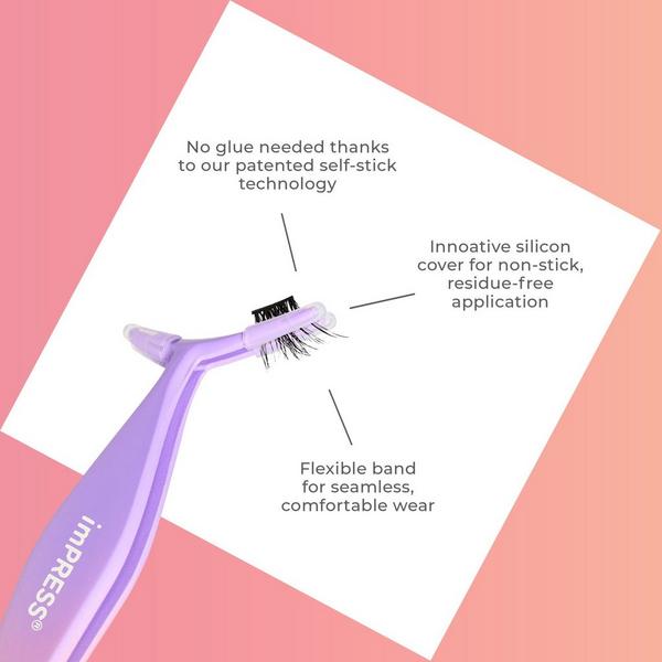 Kiss imPRESS Pre-Glued Lash Clusters Kit #6