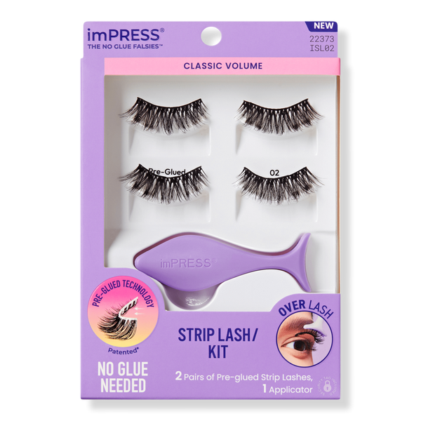 Kiss imPRESS Pre-Glued Strip Lashes Kit #1