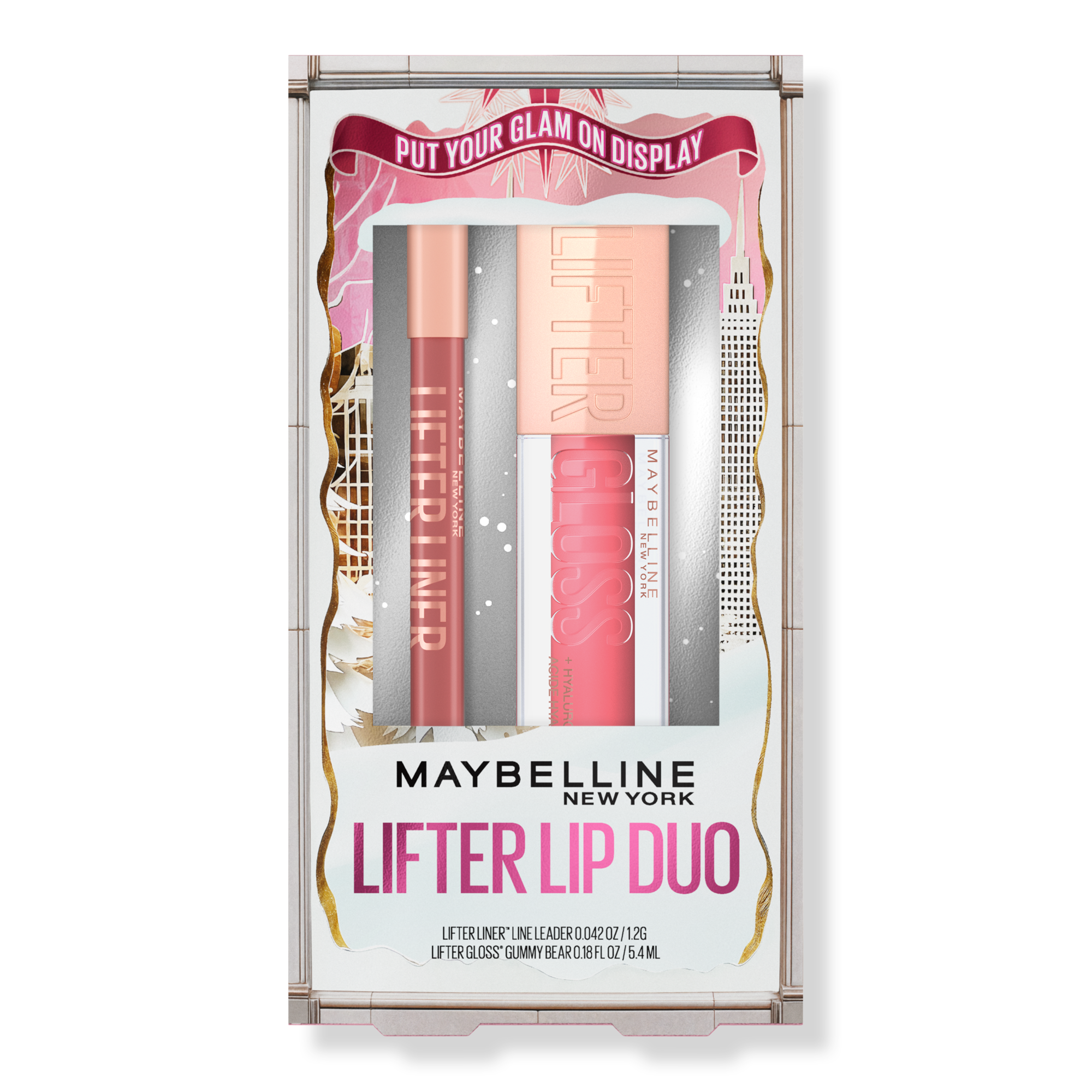 Maybelline Lifter Liner and Lifter Gloss Lip Holiday Gift Set #1