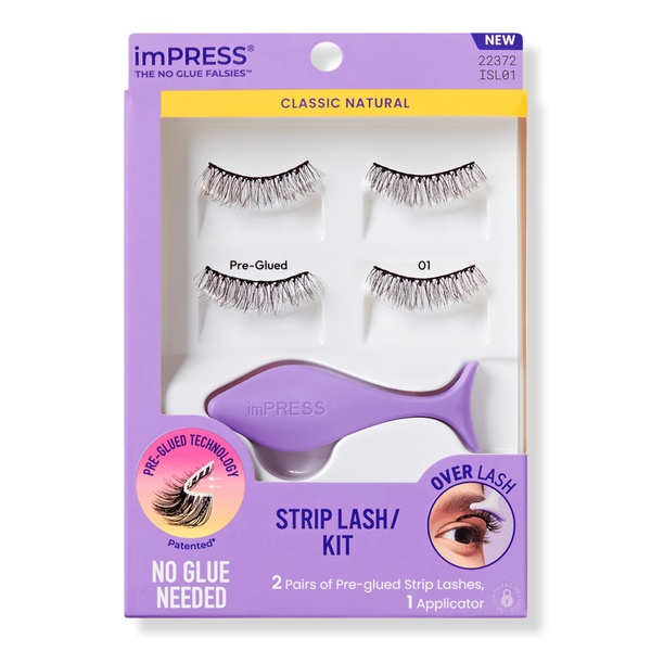 Kiss imPRESS Pre-Glued Strip Lashes Kit #1