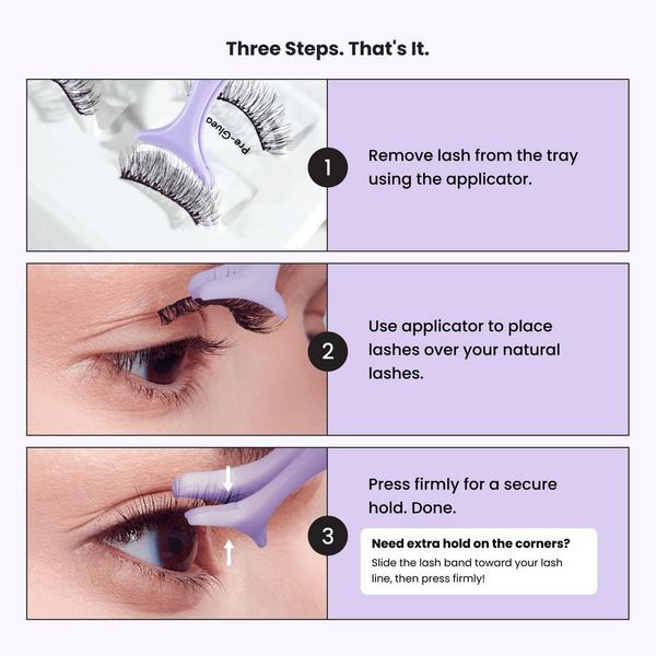 Kiss imPRESS Pre-Glued Strip Lashes Kit #6