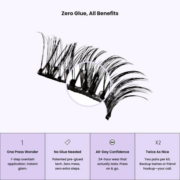 Kiss imPRESS Pre-Glued Strip Lashes Kit #7