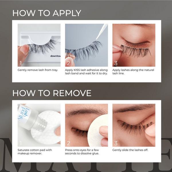 Kiss Lash Couture Matte Black False Eyelashes #5