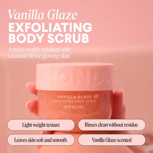 MONDAY Haircare EXFOLIATING Body Scrub Vanilla Glaze #2