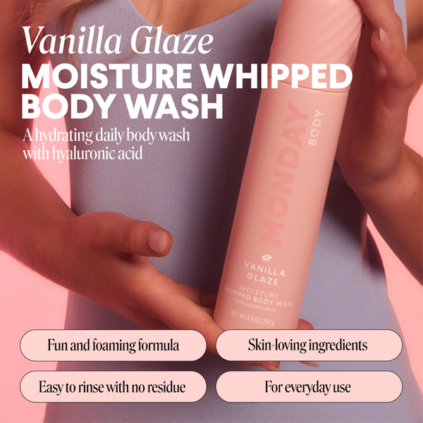 MONDAY Haircare MOISTURE Whipped Body Wash Vanilla Glaze #2