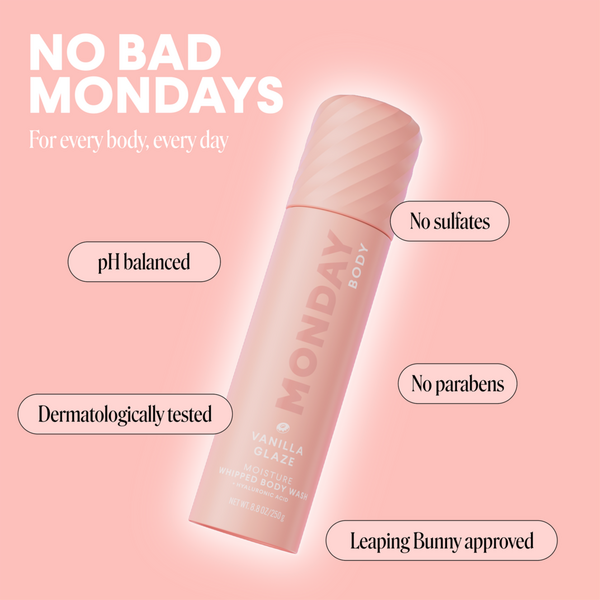 MONDAY Haircare MOISTURE Whipped Body Wash Vanilla Glaze #6