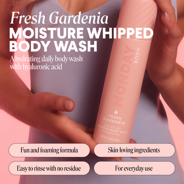 MONDAY Haircare MOISTURE Whipped Body Wash Fresh Gardenia #2